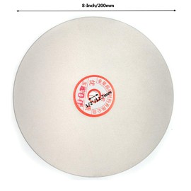 Rannb 400 Grit 8-inch Outside Dia Diamond Coated Flat Lap Disk Wheel Grinding Sanding Disc Fit for Angle Grinder