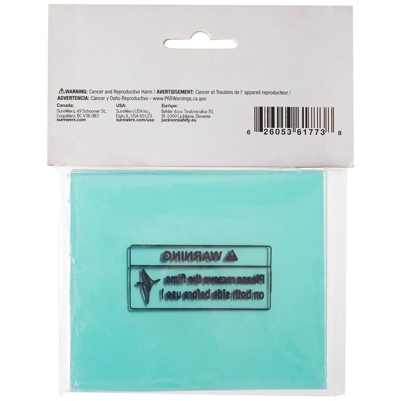 Jackson Safety TRANSLIGHT 555 Internal Safety Plate, Pack of 10,