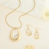 Madison Tyler Jewelry Set for Women|Gold and Silver Two-Tone Pendant