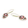 Betsey Johnson Womens Sugar Skull Dangle Earrings