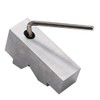 Angle V Block, Adjustable Micro Protractor with Wrench, Stainless Steel