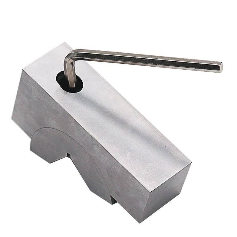 Angle V Block, Adjustable Micro Protractor with Wrench, Stainless Steel