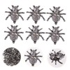 OHPHCALL Spider Nail Charms Metal Jewelry for Manicure Nail Gems