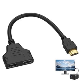 Cable Adaptador Hdmi Splitter 1 a 2 Salidas