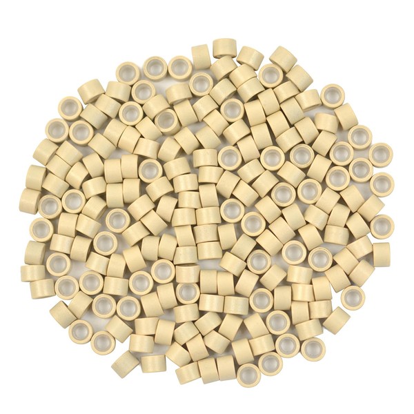 1000 Pcs Silicone Lined Micro Rings Links Beads 4.0 mm