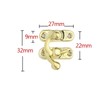 20Pcs Antique Left Latch Hook Hasp 27 x 32mm Small