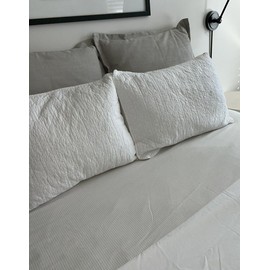 Sheets Earthing Grounding Organic Fitted Sheets FULL size Fits 75" x 54" GRAY Latice