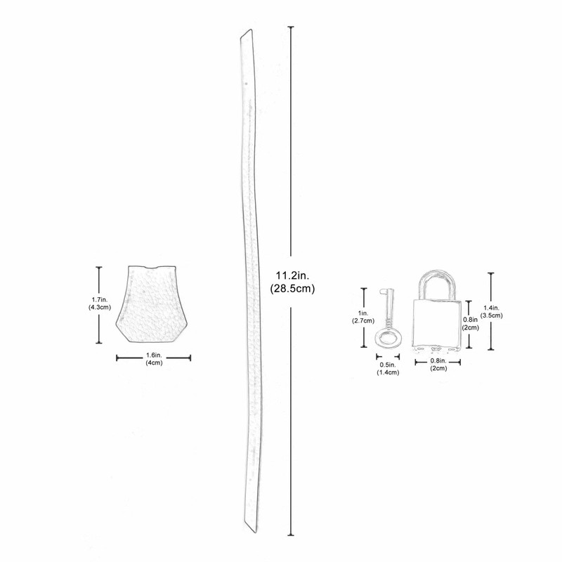 Genuine Leather Key Clochette Bag Charm, Bell Key Holder, Purse