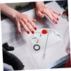 Baluue 2 Sets Stainless Steel Makeup Tool Kit Nail Art