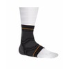 Shock Doctor Compression Knit Ankle Sleeve with Gel Support, Black/Grey,