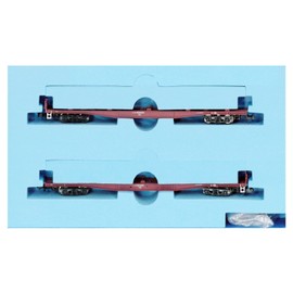 Microace A1258 N Gauge Koki 60000 No Container, Set of 2 Cars, Railway Model, Freight Car