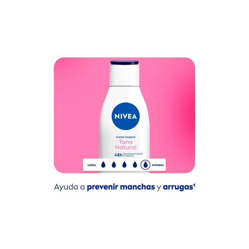 Crema corporal NIVEA Tono Natural UVA/UVB 220ml