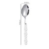 Luxury Pearl Cutlery Set, 304 Stainless Steel Utensils, Fine Polished,