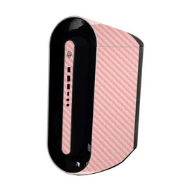 MightySkins Carbon Fiber Skin Compatible with Alienware Aurora R11 Gaming Desktop - Solid Blush | Protective, Durable Textured Carbon Fiber Finish | Easy to Apply and Change Styles | Made in The USA