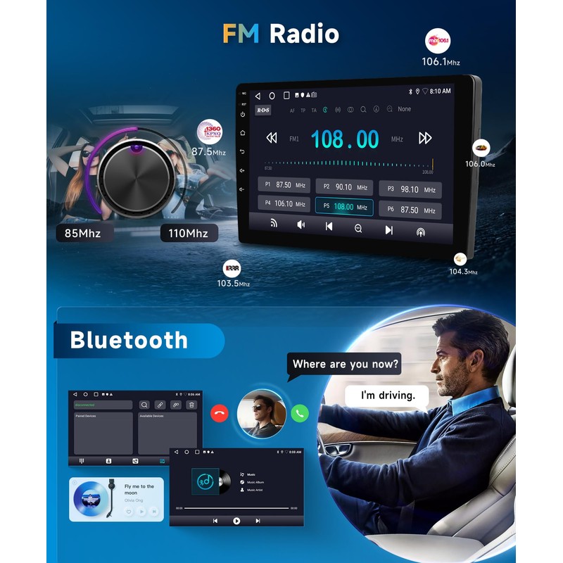 METEESER 【2+64G】 for Honda Accord 8th 2008-2013 Android Car Stereo
