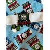 Handmade NEW Homemade Baby Blanket Cotton Fabric Thomas 42” X
