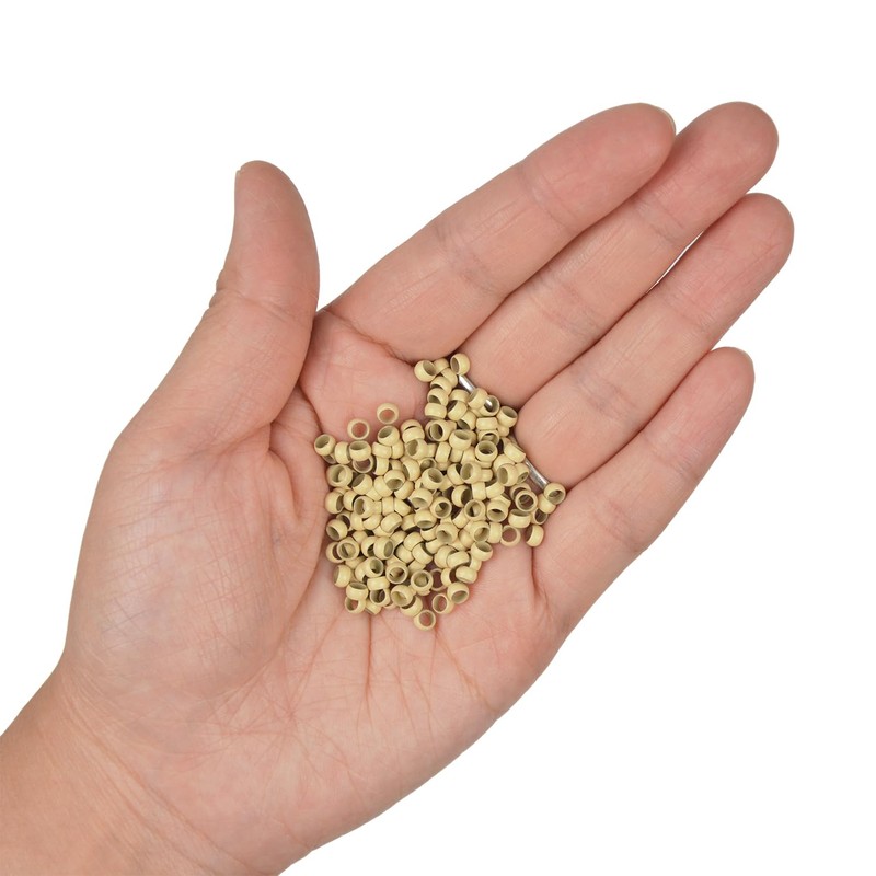 4.0mm Nano Beads Micro Ring Beads Hair Extensions Beads Copper