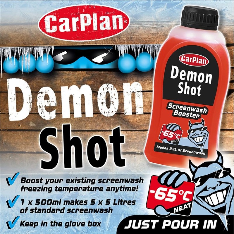CarPlan Demon Chill - Winter Gift Pack Screenwash Booster De-Icer