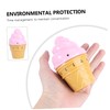 FUNOMOCYA 1Pc Pink Ice Cream Mechanical Kitchen Timer Fun Practical