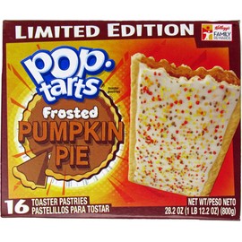 Kellogg's, Pop Tarts, Pumpkin Pie, Limited Edition, 16-Count, 28.2oz Box