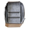 NLQR Front Driver Bottom Replacement Seat Cover Gray Microfiber Leather