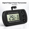 Digital Refrigerator Thermometer for Kitchen Storage – Magnetic LCD Temperature