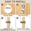 Duraaamo 12 Pack Rv Door Locks for Storage Door 1-1/8''
