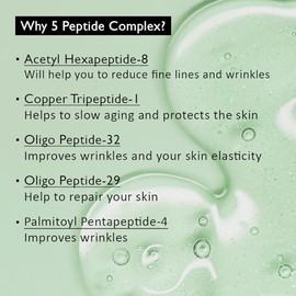 HARUHARU wonder Centella Phyto  5 Peptide Concentrate Cream, Daily  Night Cream, Nourishing, Wrinkles improvement for all skin types, Vegan, Cruelty  