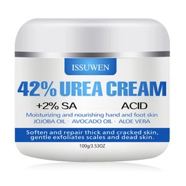 Urea 42% Foot Cream, Cracked Heel Repair Cream For Feet and Hand, Callus Remover For Dry And Hard Skin, Maximum Strength for Hand, Foot and Body Care, 100g