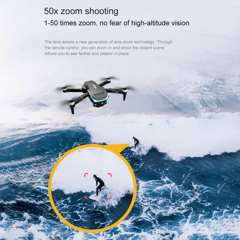 Remote Control Drone with Camera 4K Dual Camera 3-Sided Obstacle