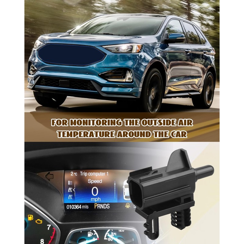 ANODZU AU5Z-12A647-B Ambient Air Temperature Sensor Kit Fits for Ford
