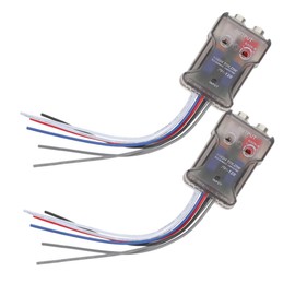 FELTECHELECTR 2pcs Car Audio Converter Connector for Subwoofer Amplifier High to Low Converter Stereo Adapter Radio Wire Adapter Inverter for Car Amplifier