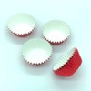 Huaswan Bright Red Foil Cupcake Liners Standard Sized Baking Cups