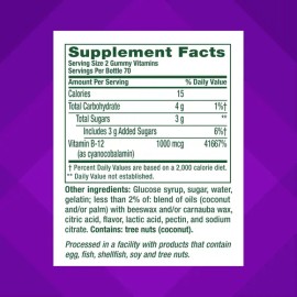 Vitamina B12 Mejor Metabolismo Energético 140 Gomitas