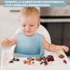 10PCS Silicona Bebé Alimentación Set, Plato De Dinosaurios Para Bebés
