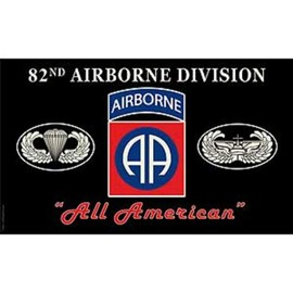 Trade Winds 3x5 Army Black 82nd Airborne Division All American Premium Flag 3'x5' Banner Premium Fade Resistant