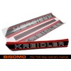 BISOMO Tank Sticker Kreidler Lettering in Black/Red, Complete Sheet with