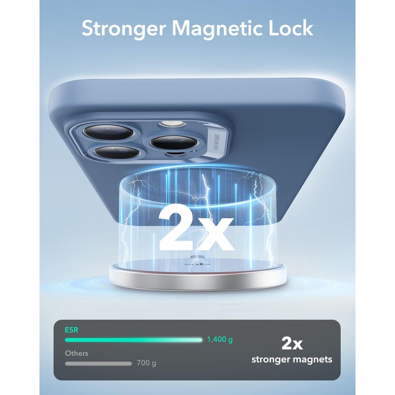 ESR for iPhone16 Pro Case with MagSafe, Supports Magnetic Charging,