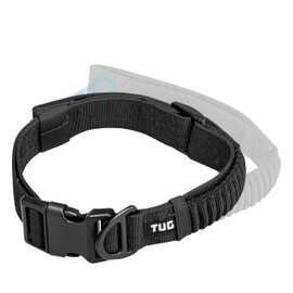 TUG Grab Collar | Integrated Traffic Leash Magnetically Attached for Quick Control (Large/Black)