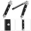 Switchblade Comb, Foldable Stainless Steel Hair Comb with Automatic Push