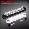 DAIERTEK 12V Bus Bar 6 x 5/16" (M8) Terminal Studs