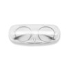 ZARSIO 3 Pieces Hard Shell Glasses Cases Plastic Frosted Translucent