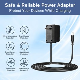 SMSZQR 12V AC Powe Adapter Transformer for Model No: K12-700, Plug in Class 2 Transformer Power Supply Wall Charger Mains PSU, ﻿ Input: 120VAC Output 12VAC 700mA -1000mA Powe Adapter