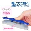プラス マグネットクリップ ホールド.ワイド ホワイト CP-123-MW 80-452