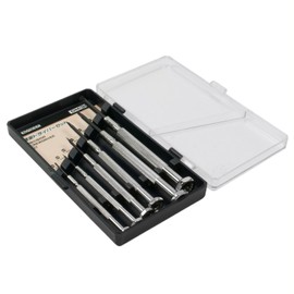 6 Piece Precision Screwdriver Set, Mini Sizes, Slot Head/Tips with Custom Hard case. ENGINEER dm-30