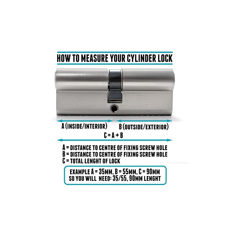 TSS - TS007 High Security - Twin Cam Euro Cylinder