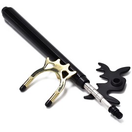 Collapsar Retractable Billiards Pool Cue Stick Bridge with Removable Metal Bridge Head,Billiards Pool Cue Accessory for Pool Table