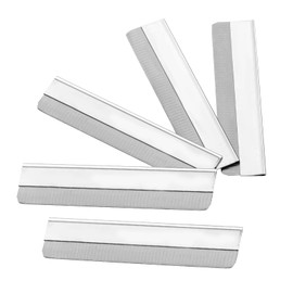 Straight Razor Blades, 40 Pcs Stainless Steel Brow Razor Single Edge Disposable Safety Eyebrow Trimmer Facial Hair Removers Shaving Tools Blade Refills for Men and Women