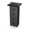 Tork Xpressnap® In-Counter Napkin Dispenser Black N4, Signature Range, 21.5"