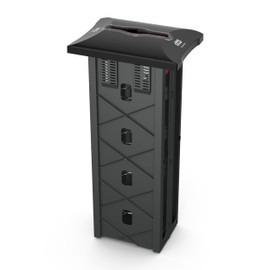 Tork Xpressnap® In-Counter Napkin Dispenser Black N4, Signature Range, 21.5" x 9.9" x 7", 6032200